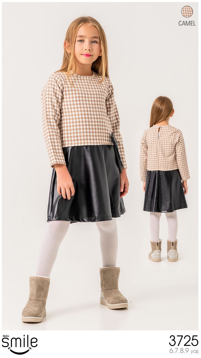 SMİLE M25 6-9 YAŞ EKOSE DERİ ELB 4LÜ